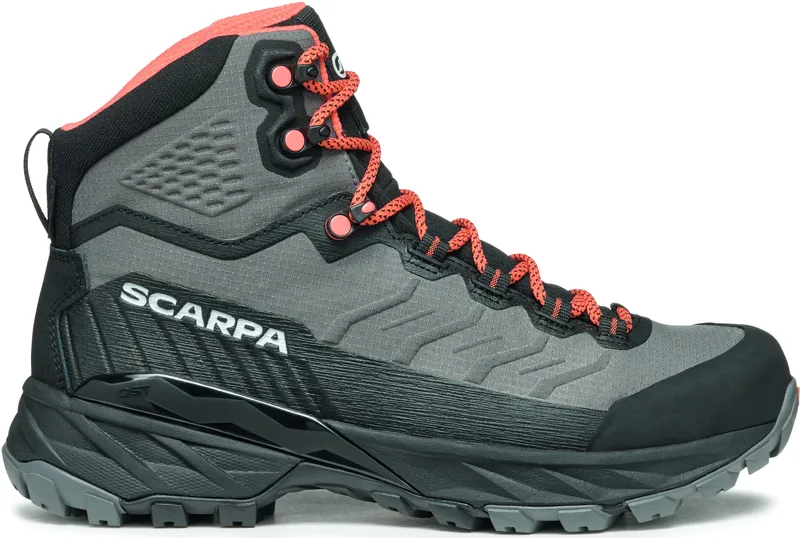 Scarpa Womens Rush TRK LT GTX Boots - Gray-Coral-1